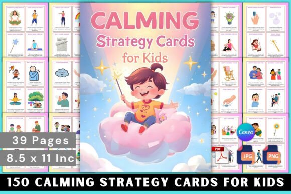 🌈 150 Calming Strategy Cards for Kids