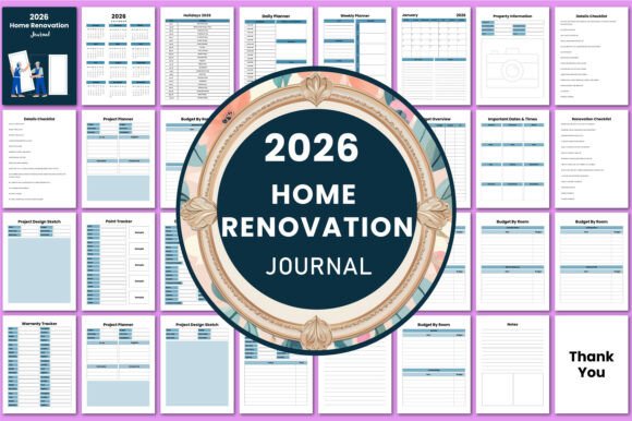 2026 Home Renovation Journal KDP: A Comprehensive Guide for Every Renovator