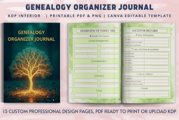 Genealogy Organizer Journal: A Tool for Preserving Family Legacy