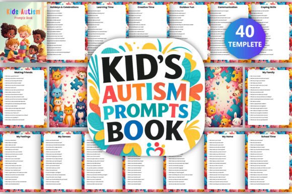 Kids Autism Prompts Book Canva KDP: A Thoughtful Tool for Emotional Expression and Growth