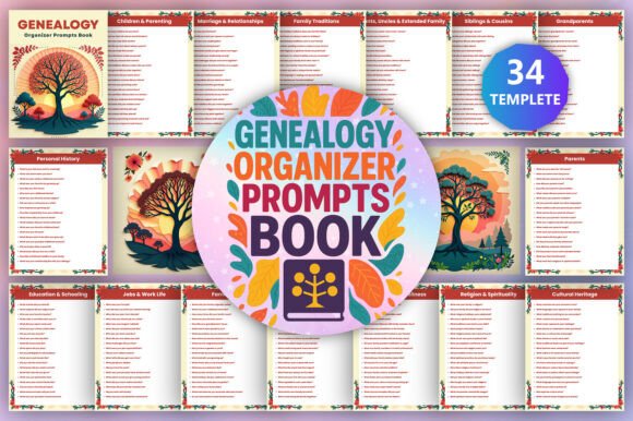 Preserve Your Family's Legacy with the Genealogy Organizer Prompts Book