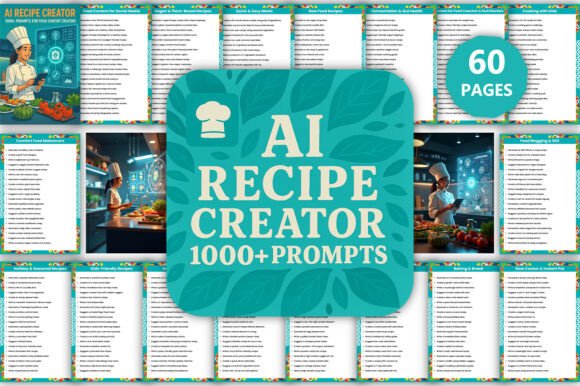 Revolutionizing Food Content Creation with AI Recipe Creator 1000 Prompts