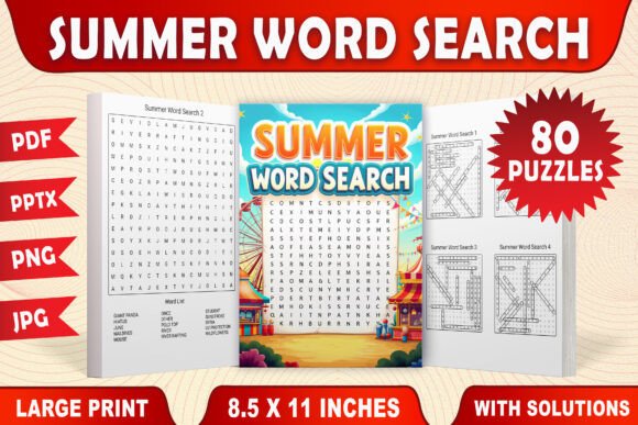 Summer Word Search for KDP