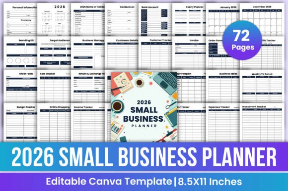 The 2026 Small Business Planner Bundle Canva: A Strategic Tool for Entrepreneurs