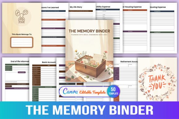 The Memory Binder Canva: A Strategic Tool for Legacy Planning and Personal Reflection