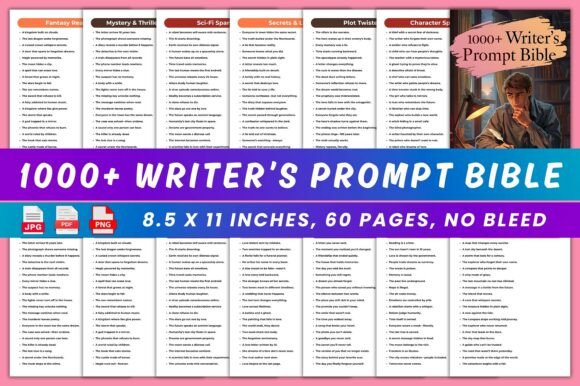 Unlock Your Storytelling Potential with the 1000 Writer’s Prompt Bible